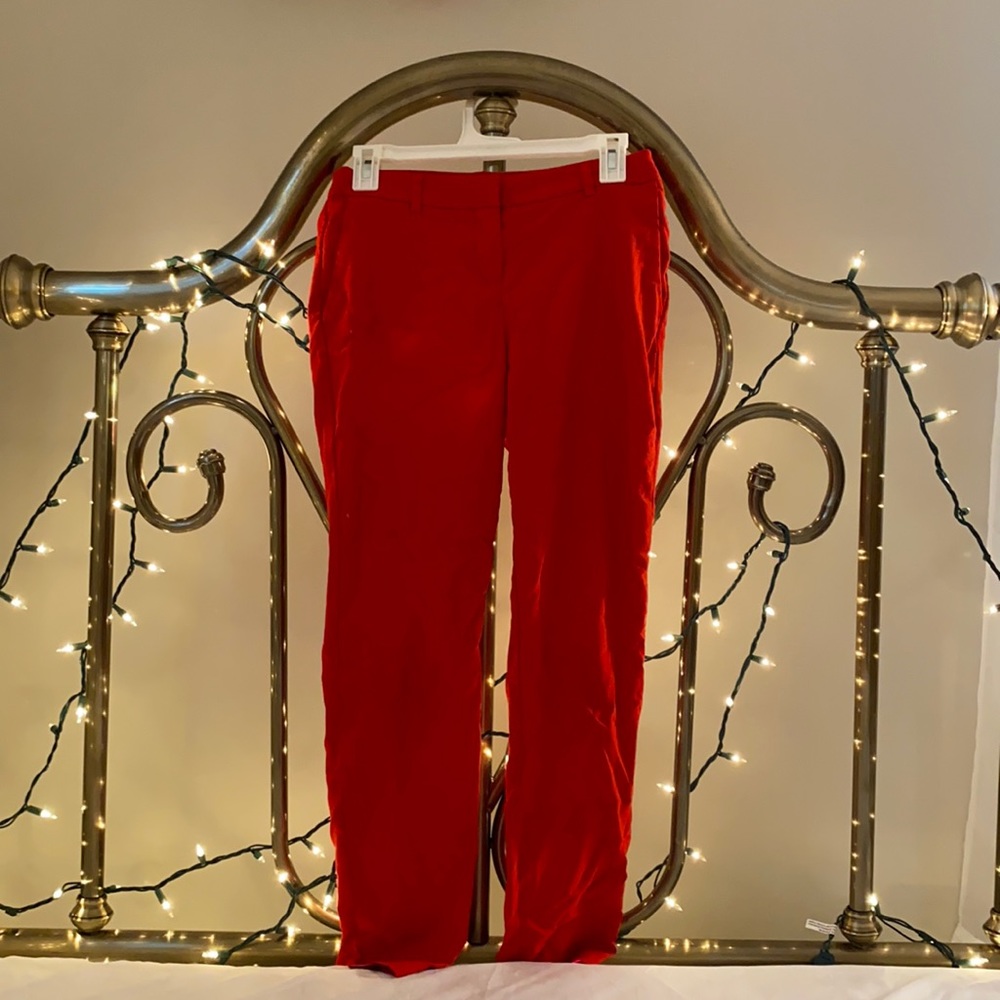 Rachel Zoe Red Dress Pants